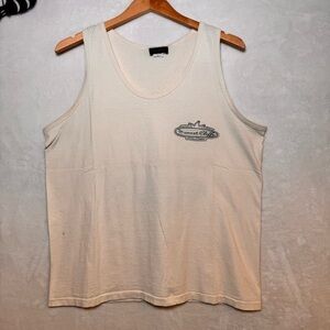 Weekends Beachwear Vtg Tank Shirt L 90s Surfing Ocean Sunset Cliffs San Diego